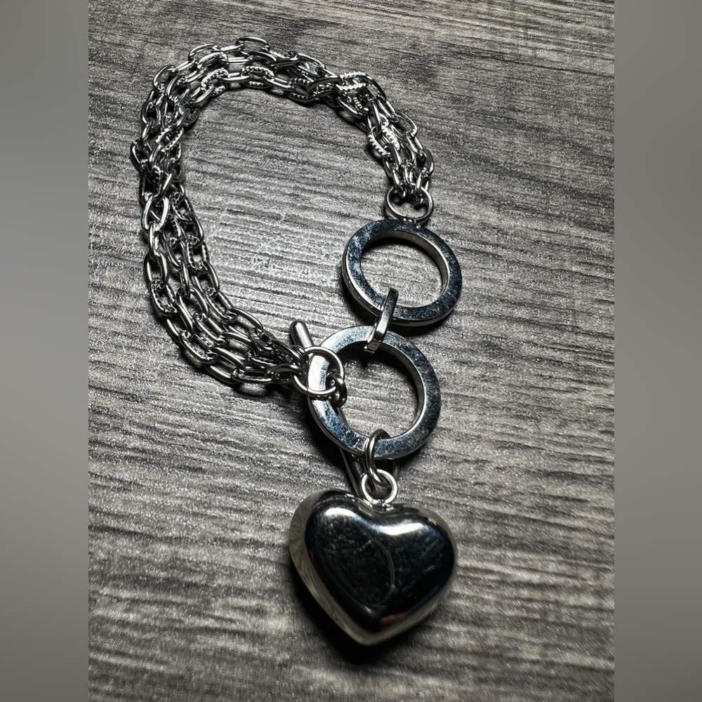 Stainless steel Heart bracelet